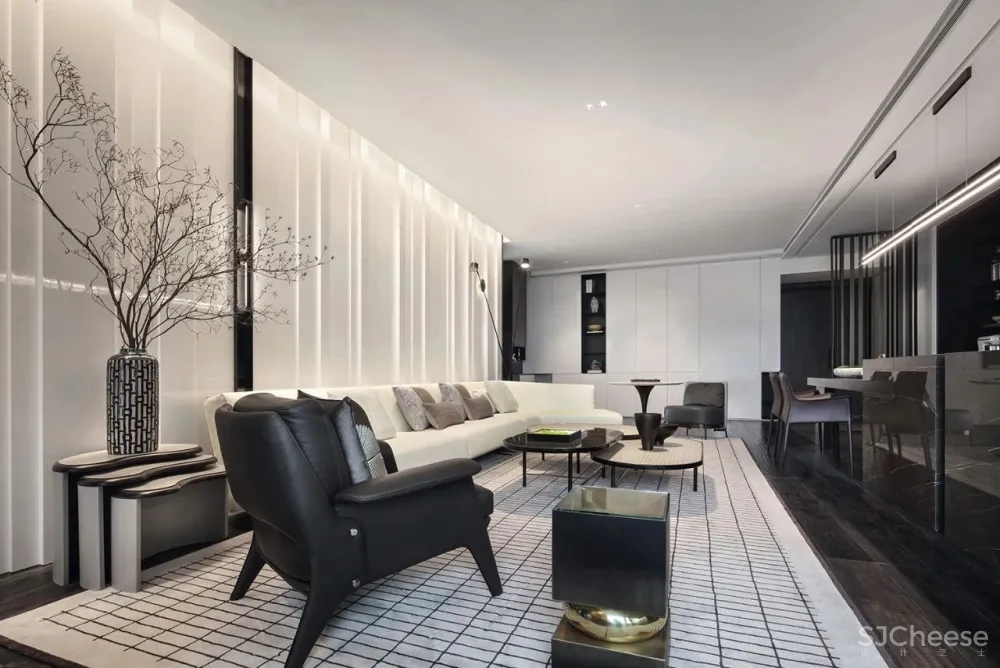 三套轻奢风豪宅样板房,细节成就高品质!