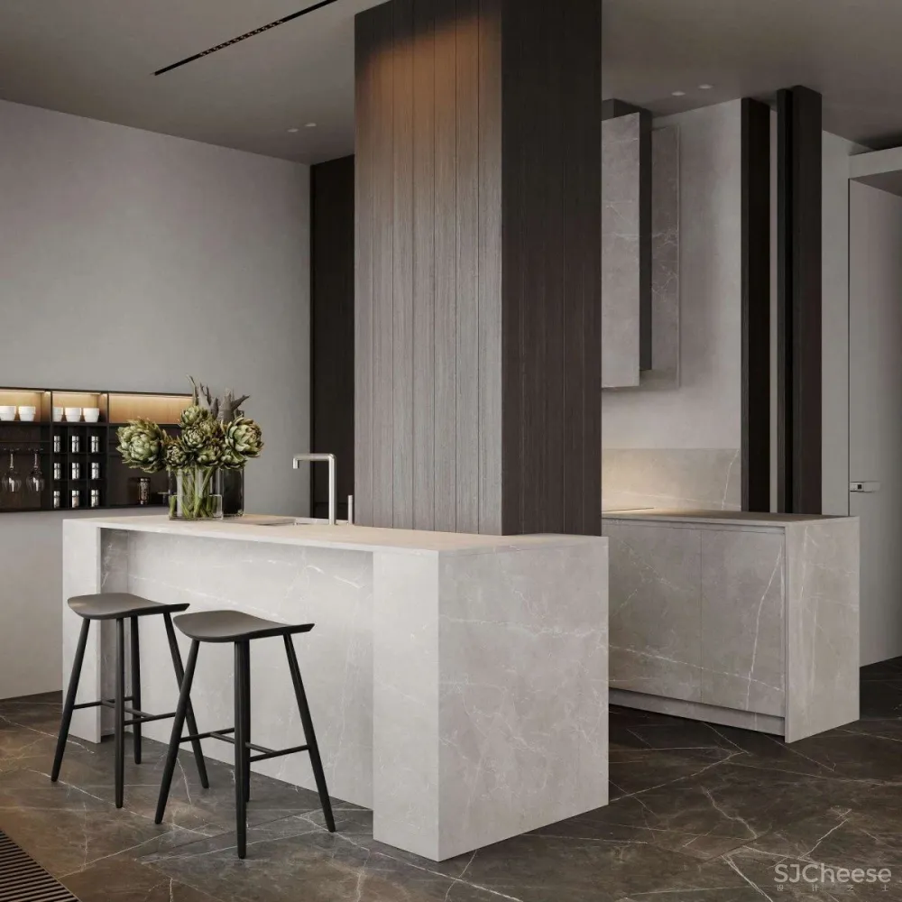 撞色高级灰私宅,彰显极简生活的至高美学!