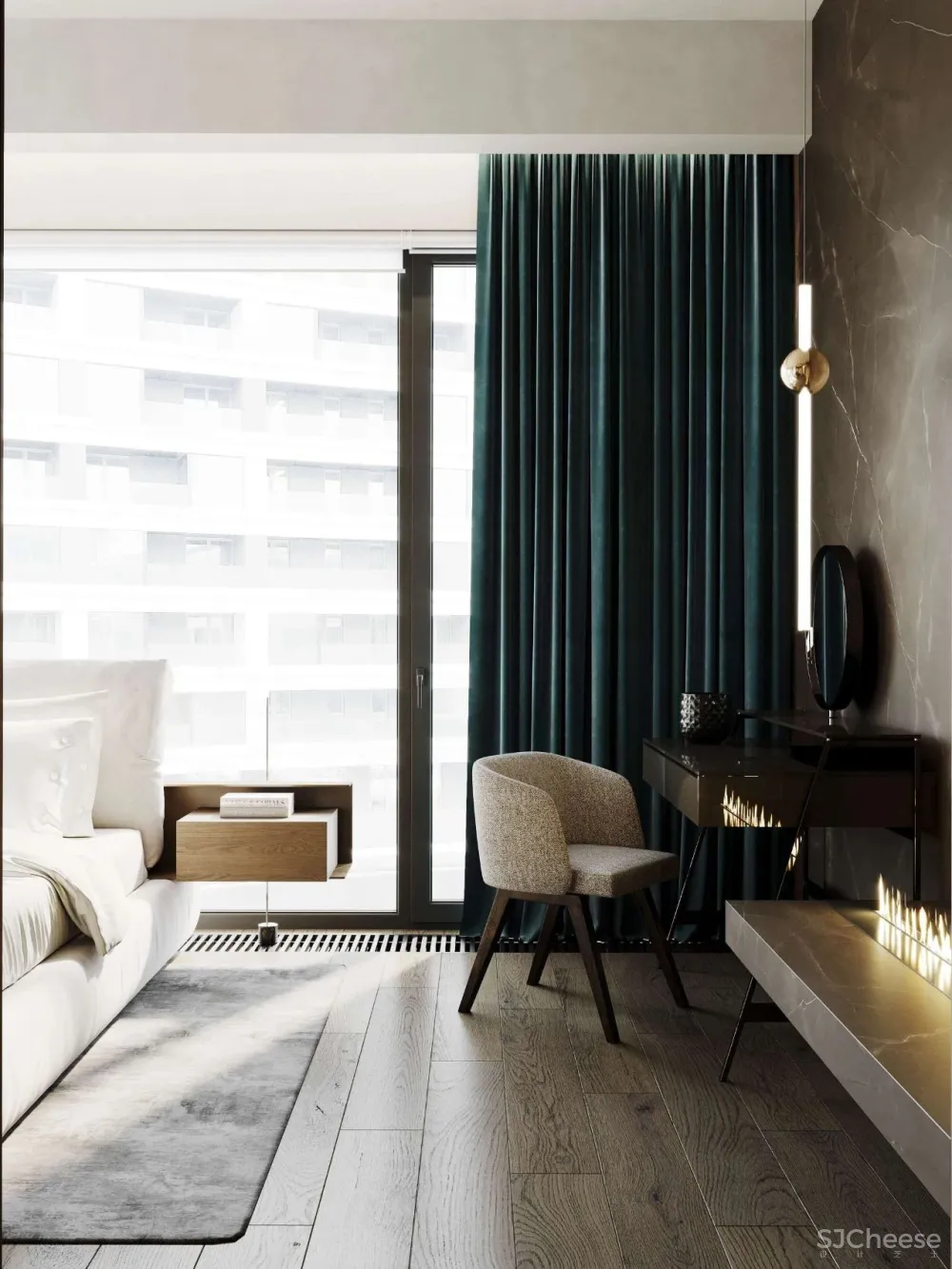 简约清新的自然新居,充满仪式感的平层大宅