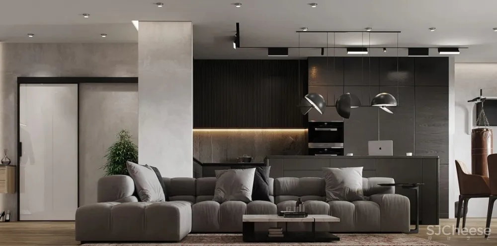 舒适的高级灰空间