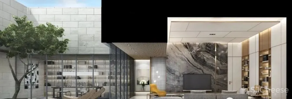 李玮珉新作 南京仁恒「凤凰山居」大吉别墅 效果图和实景照片