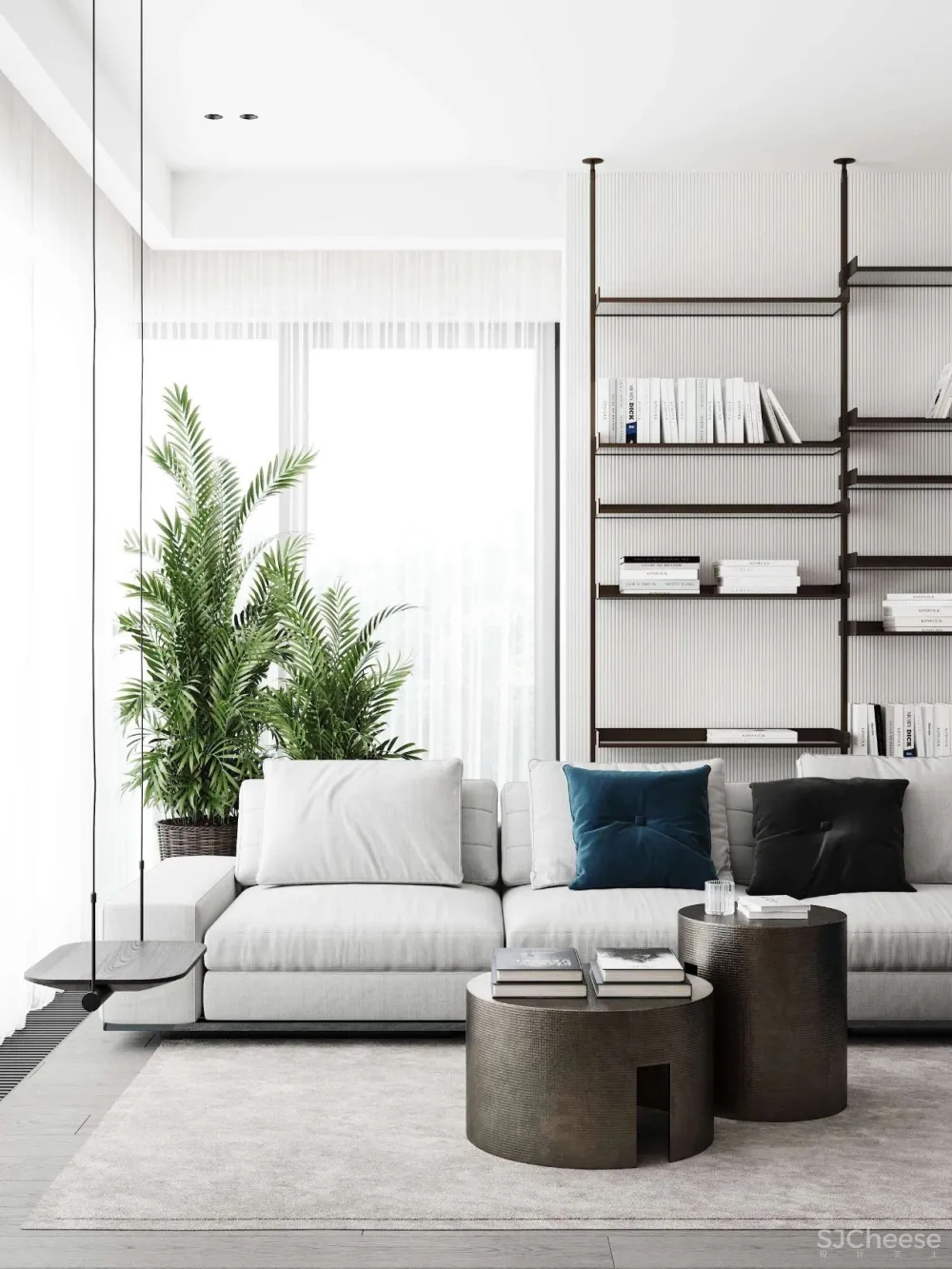 简约清新的自然新居,充满仪式感的平层大宅