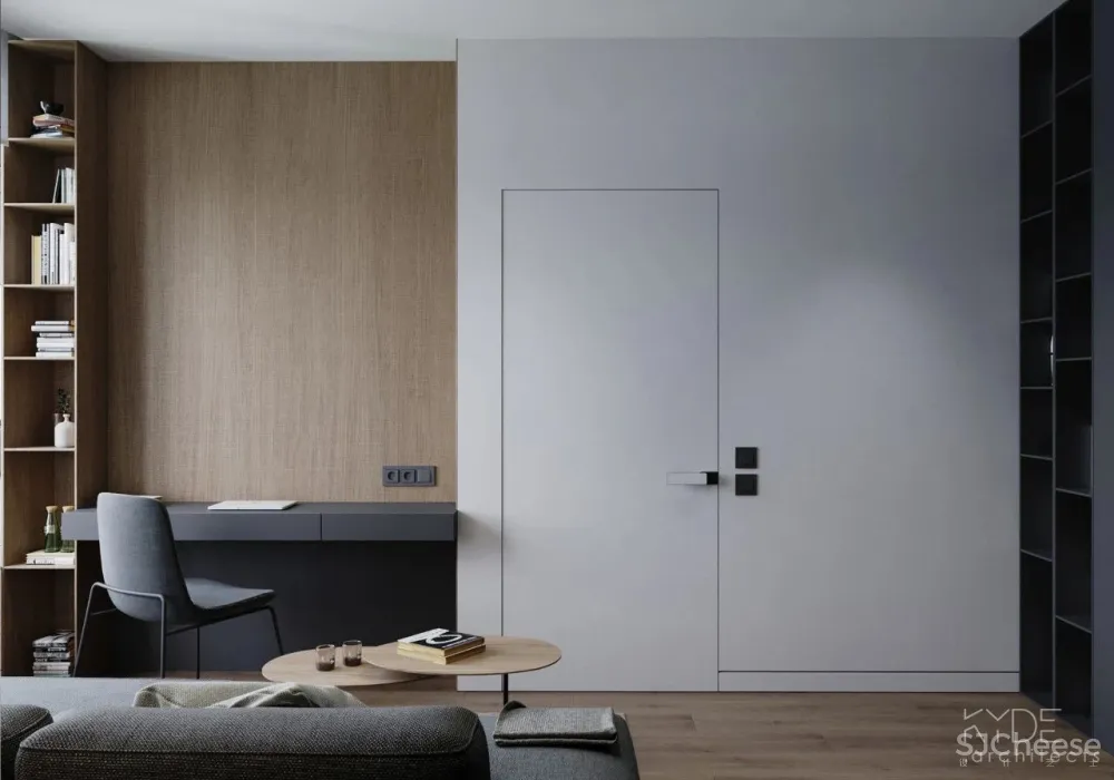 黑白灰 原木,超有格调的简约设计!