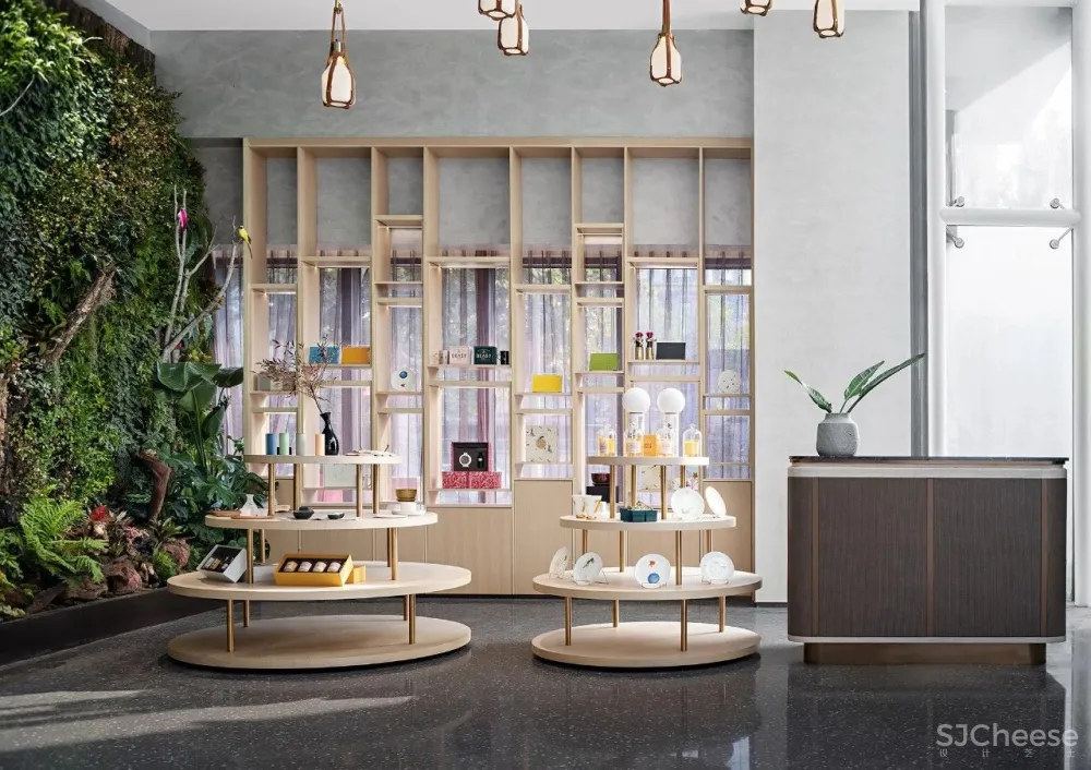 意巢设计丨长沙万科大家品牌生活馆:诗意沁然,与自然呼应共生