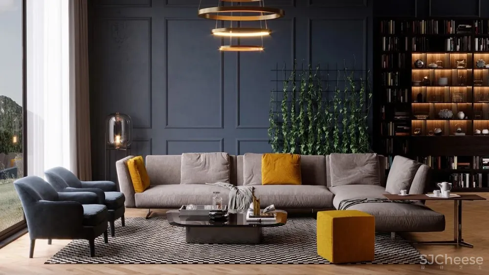 100个·轻奢系客厅设计