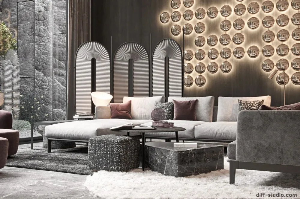 Diff新作 北京轻奢私宅,质感满分!