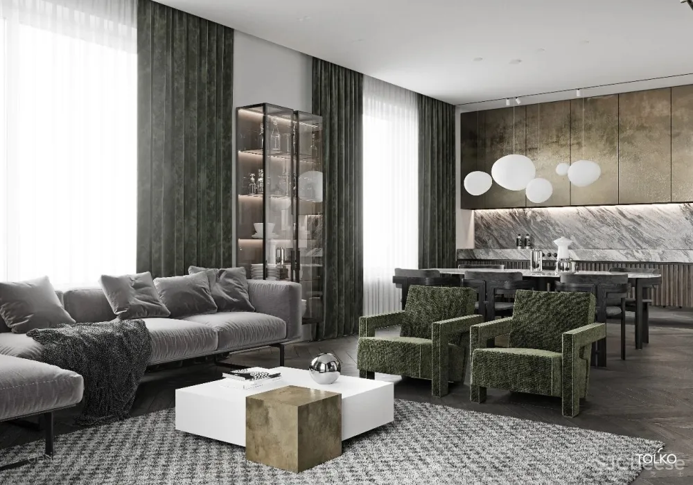 100个·轻奢系客厅设计