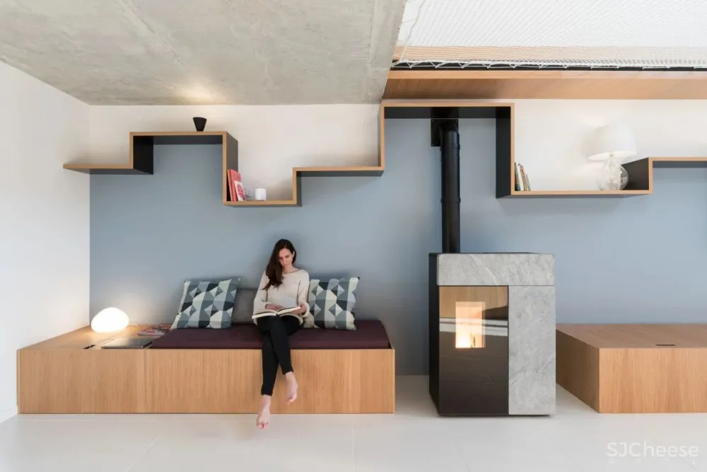 老宅改造, 集成木柜做收纳实用又美观