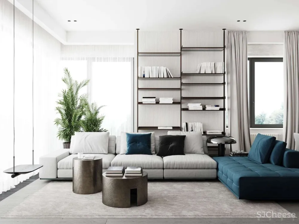 简约清新的自然新居,充满仪式感的平层大宅