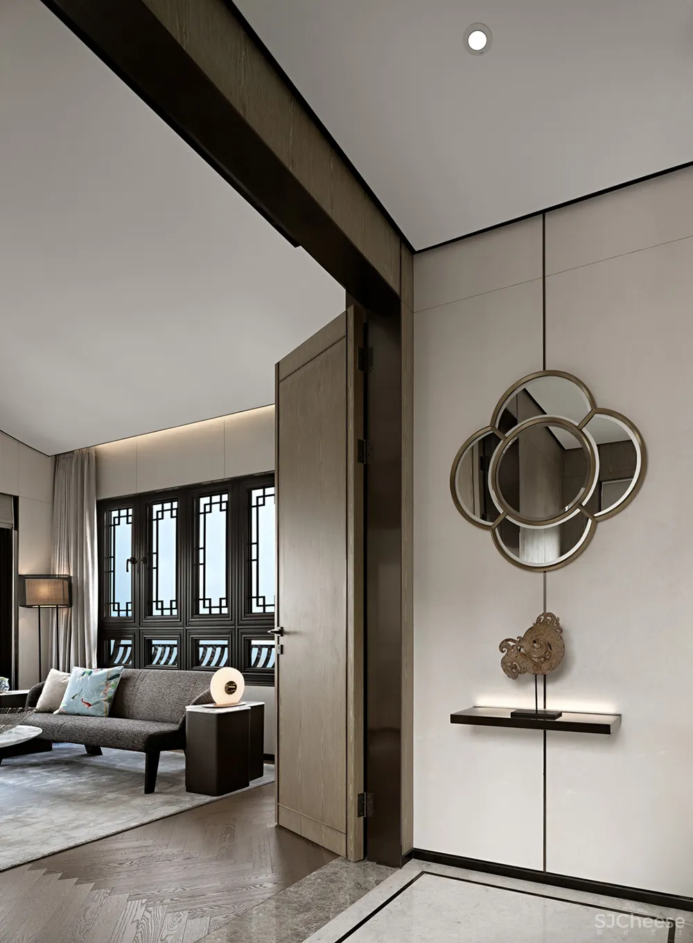 462㎡中式庭院,生活的每一步都很艺术!