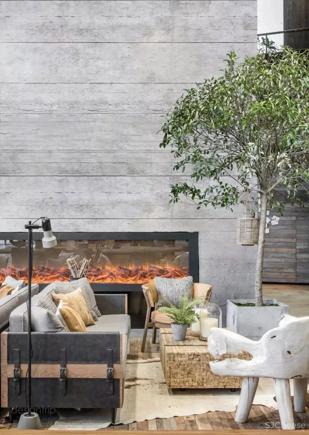 水泥墙，安之若素的静谧美学格调