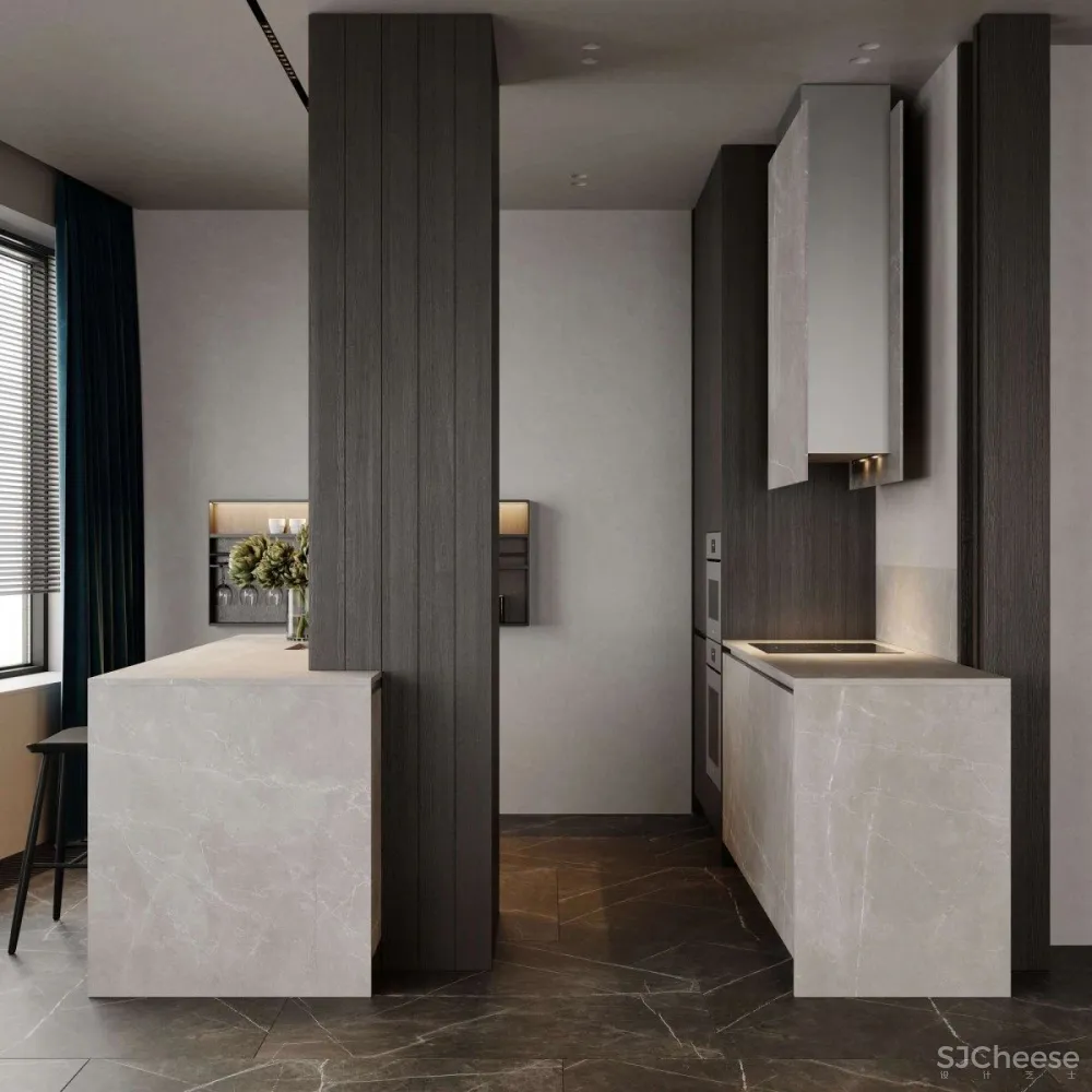 撞色高级灰私宅,彰显极简生活的至高美学!