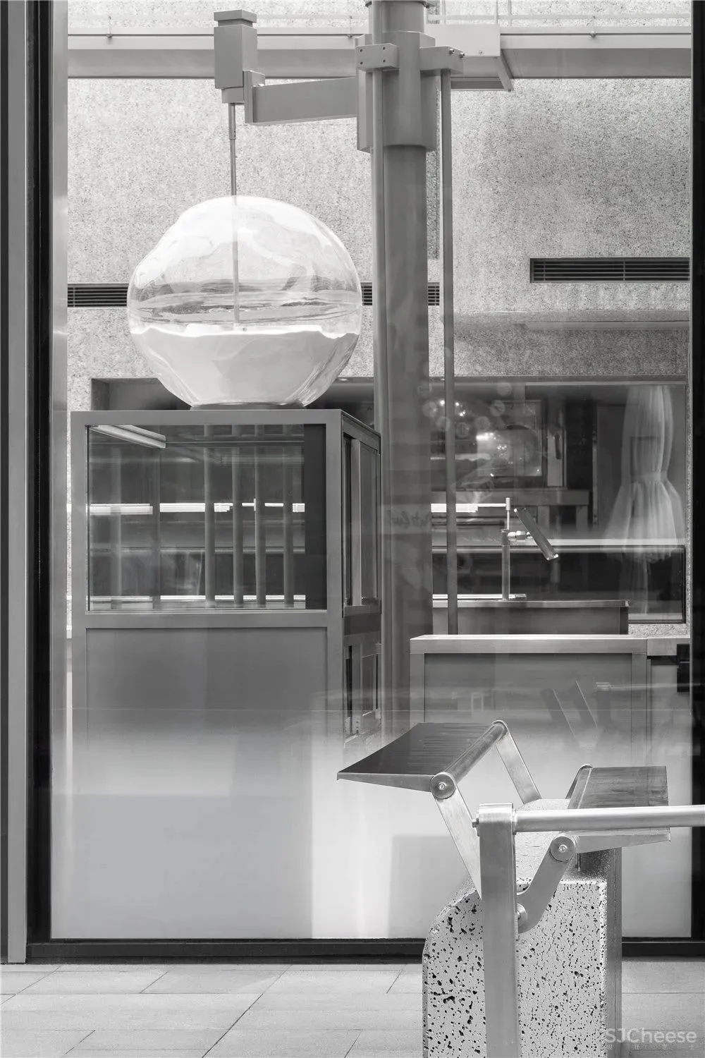 Das Lab新作丨后工业时代的机械美学喜茶体验店