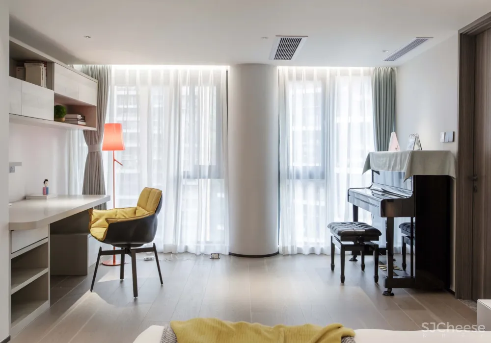 洛辰设计|星河丹堤私人府邸:依山湖林海而居 简单纯净是家应有的气质