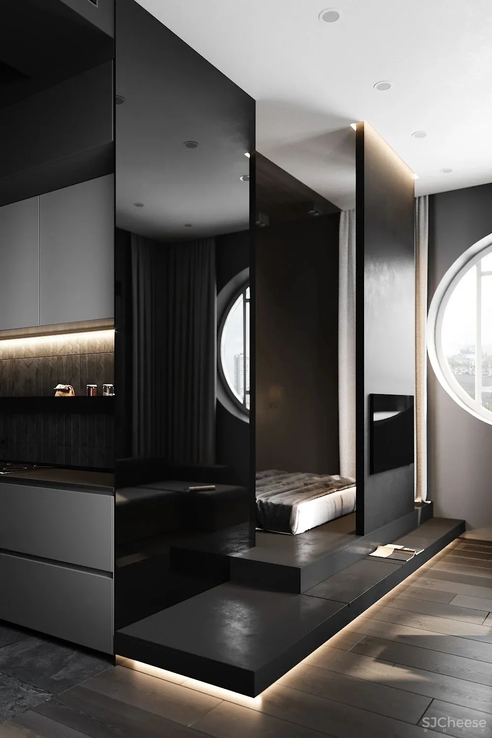 “逆天”隐藏式设计,让收纳隐于无形!