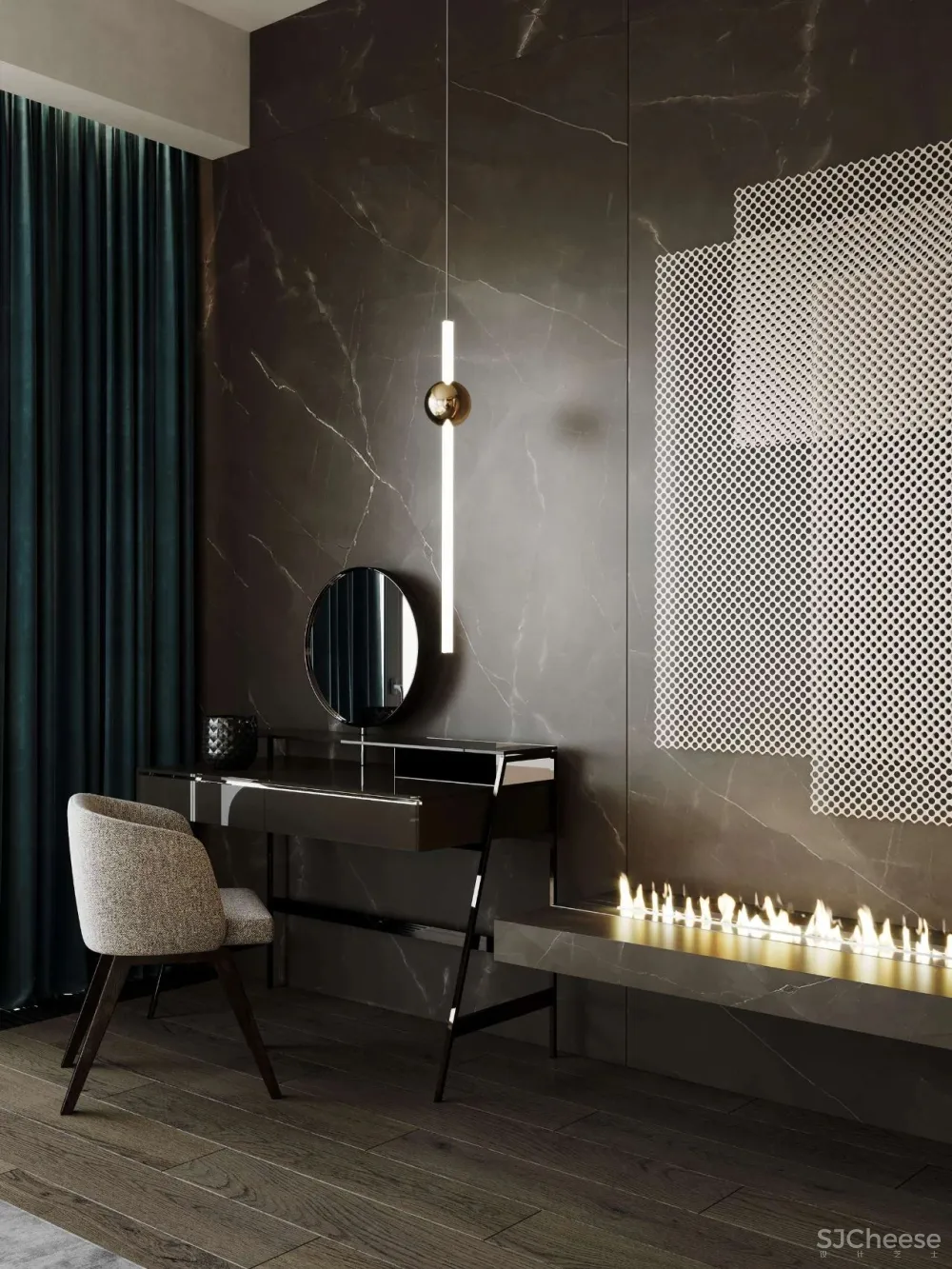 简约清新的自然新居,充满仪式感的平层大宅