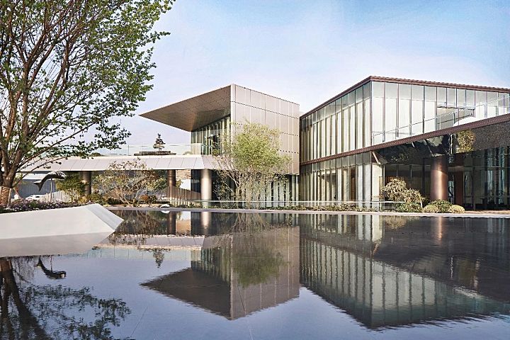 迪梵宜 × 九洲・云栖湖艺展中心:空间,在蔓延中生长