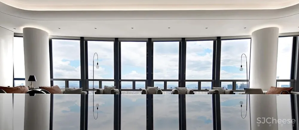 【中赫设计】天空之镜 宁波财富中心天际会所