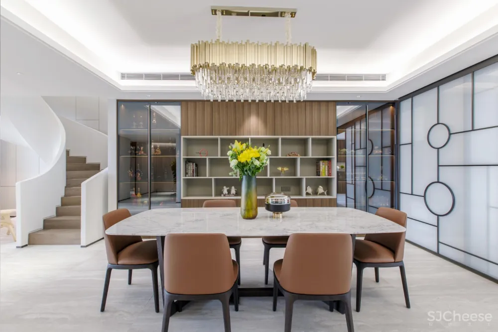 洛辰设计|星河丹堤私人府邸:依山湖林海而居 简单纯净是家应有的气质