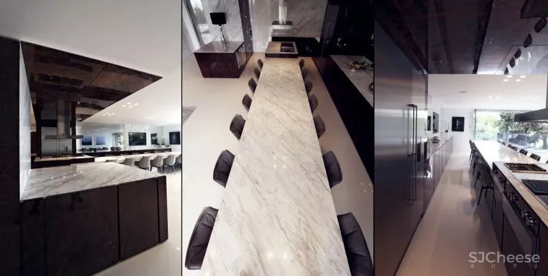 这栋房子用曲线大理石做外墙,张扬的个性之美!