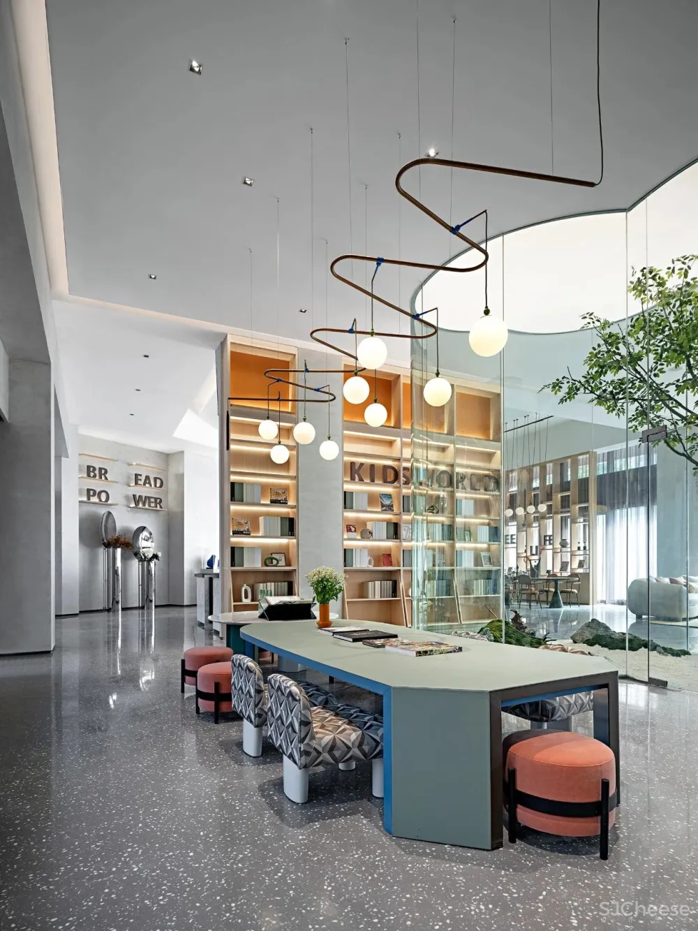 意巢设计丨长沙万科大家品牌生活馆:诗意沁然,与自然呼应共生