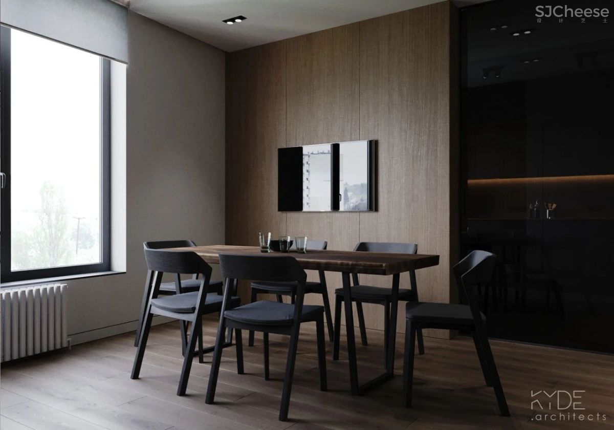 黑白灰 原木,超有格调的简约设计!