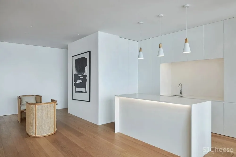 隐逸之光,530m² 超凡脱俗的极简别墅设计