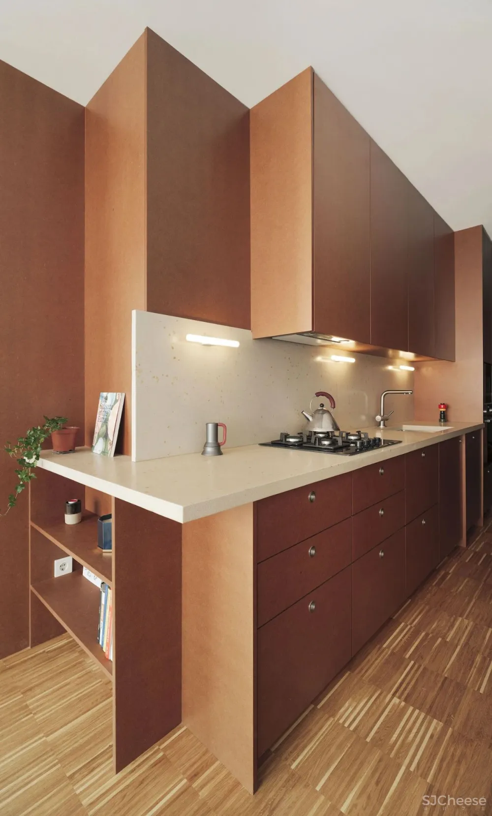 70㎡的老房改造, 开放式布局让空间更明亮!