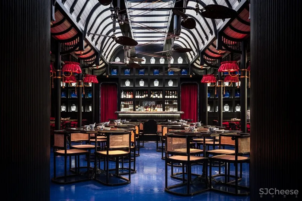 弄设计:得云茶楼成都太古里店,一幅美丽的画卷!