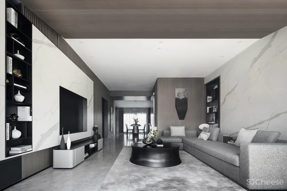 200㎡简雅高级灰，气质非凡的设计格调！