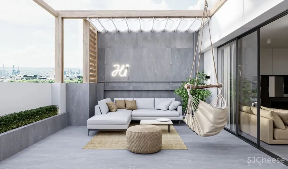 大理石与木材结合,让家更有质感!