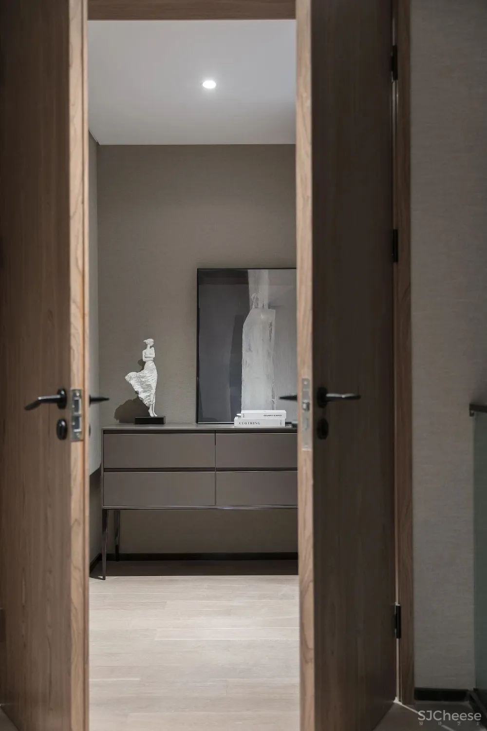 建筑师与老师的190㎡叠墅,一家四口,简单黑白灰,打造极简品质空间。