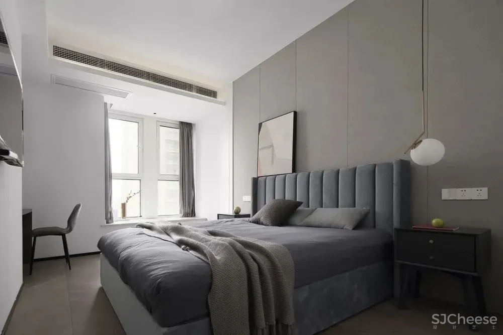 232㎡现代风的家,中西厨分离 隐形门,构建理性克制之美!