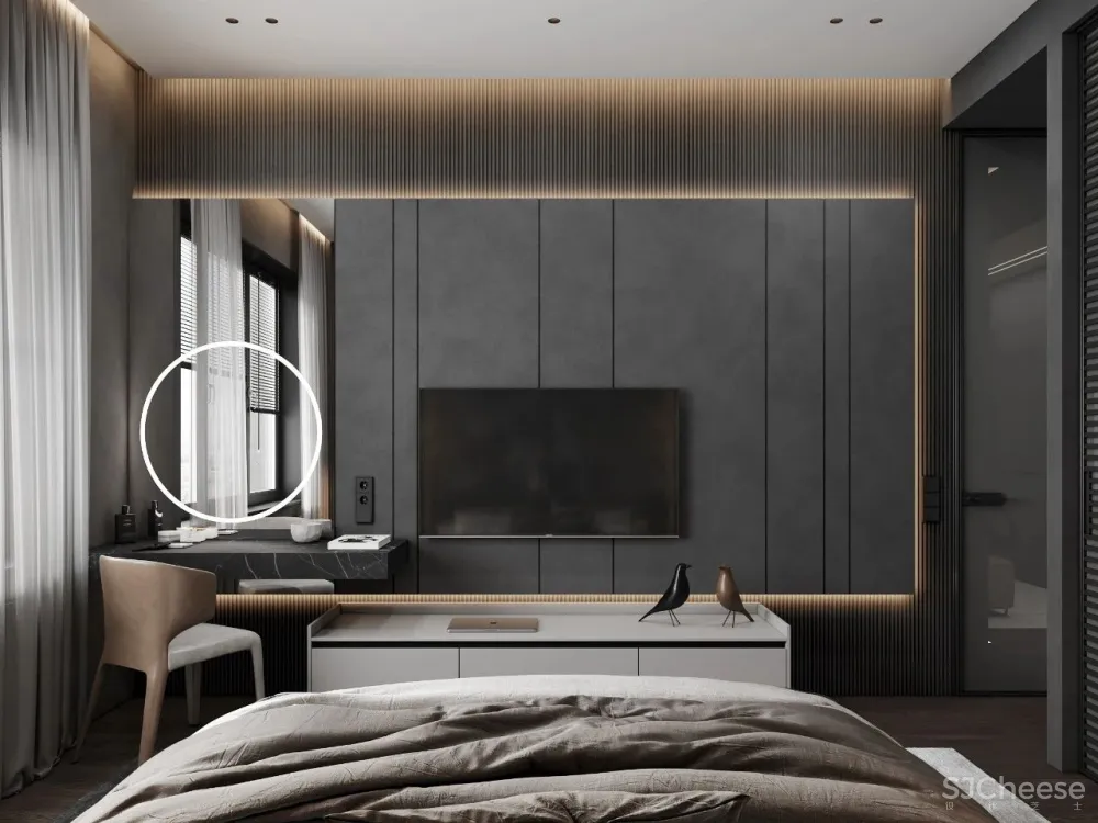 147㎡带露台的顶层复式 高级灰,气场一流!