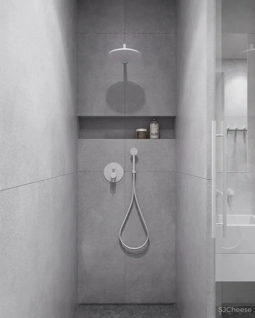 白墙太单调,用水磨石做墙面更显精致