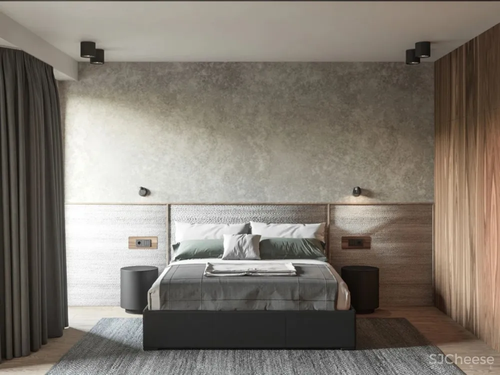 安静但又庄重的私人公寓