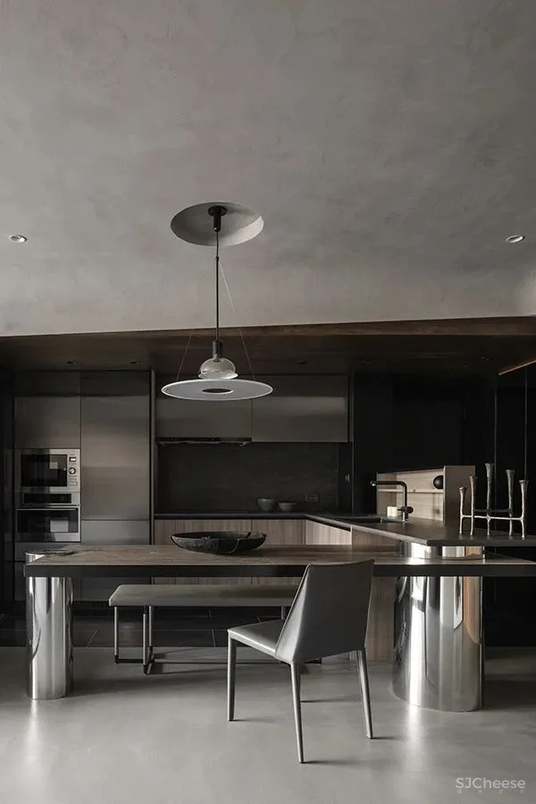 小户型的住宅,高级黑,满满的豪宅感!