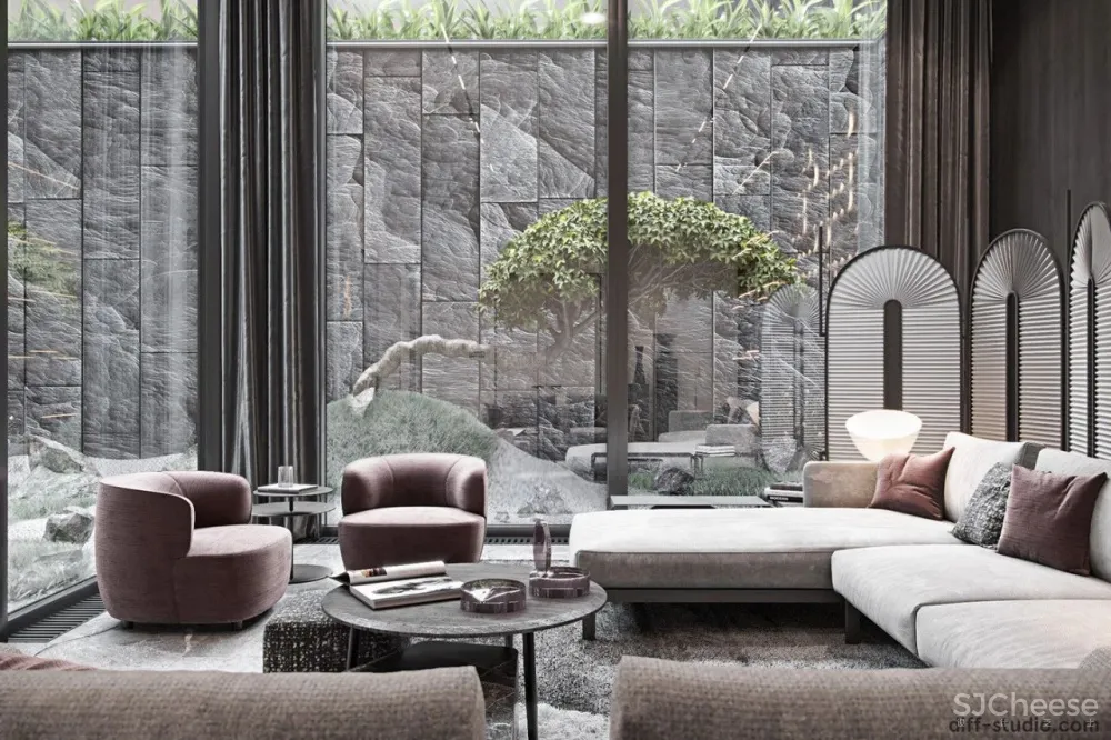 Diff新作 北京轻奢私宅,质感满分!