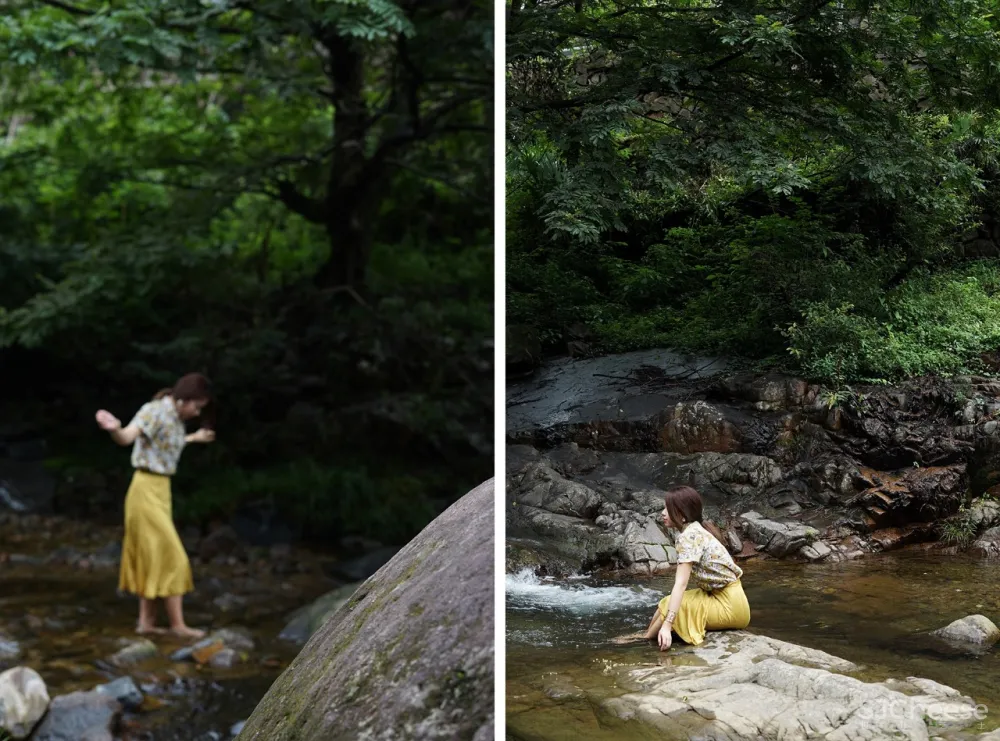 新挖到的隐秘玩水地, 直接睡入山溪间! 还原宫崎骏动漫里的夏天, 秒回无拘束童年时光