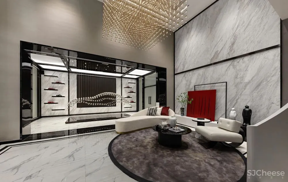 大研建筑设计 天津大院样板房