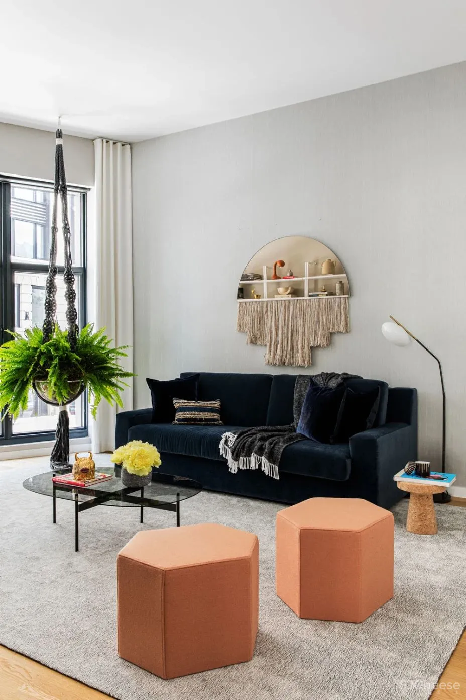 纽约TRIBECA的多彩嬉戏公寓