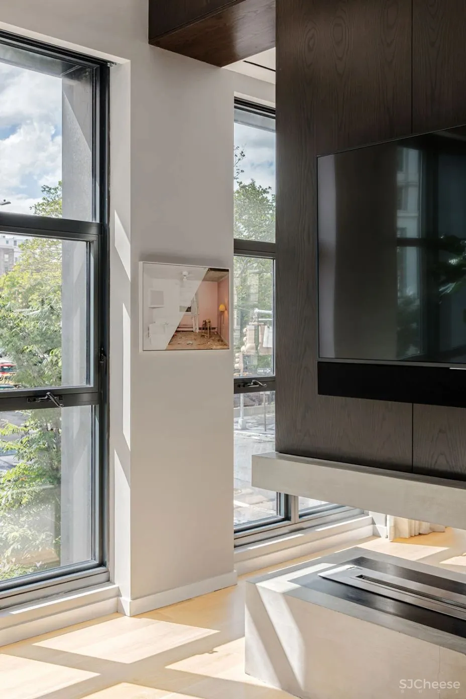 纽约TRIBECA的多彩嬉戏公寓