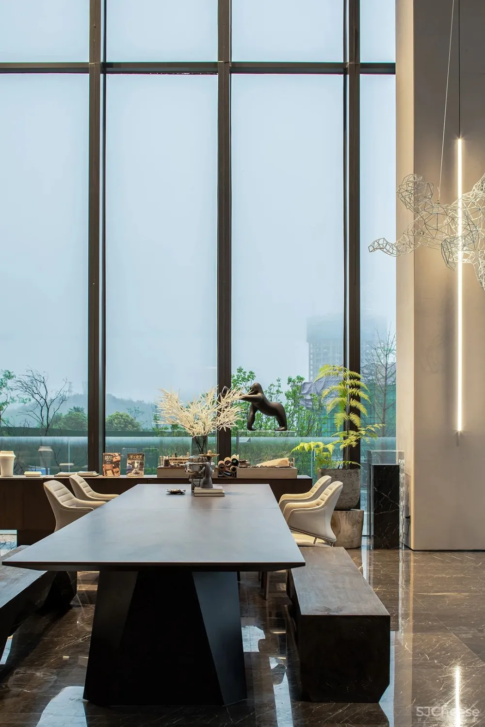 郭捷 x 华润:将点、线、面 做到极致,极简空间才有的高级感!