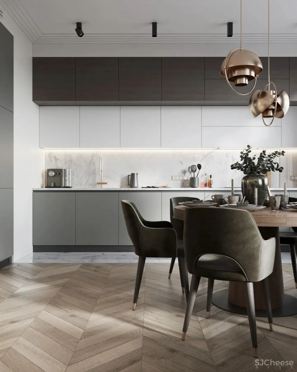 灰白 木色,尽显高雅知性!