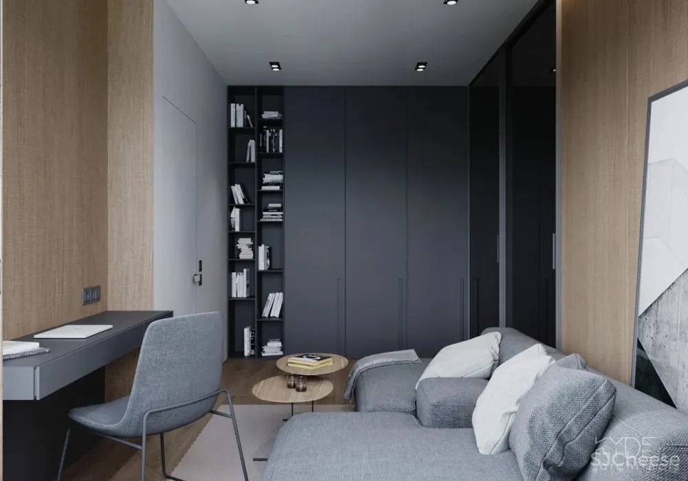 黑白灰 原木,超有格调的简约设计!