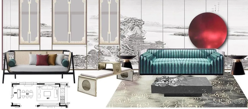 530㎡联排别墅,超美还是新中式!