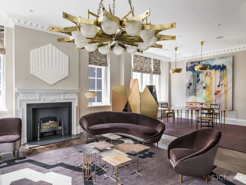 【搭-配】South Audley Street Apartment 艺术与功能性的完美结合