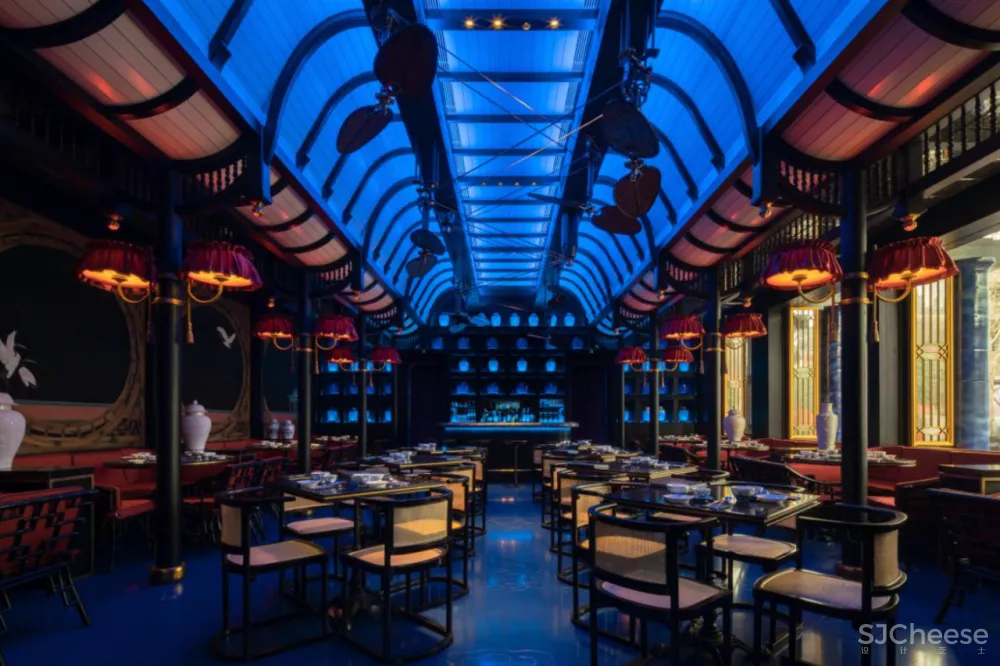 弄设计:得云茶楼成都太古里店,一幅美丽的画卷!