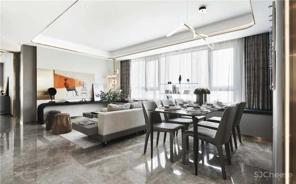 刘荣禄设计新作 雅奢空间设计,描绘都市新贵新生活