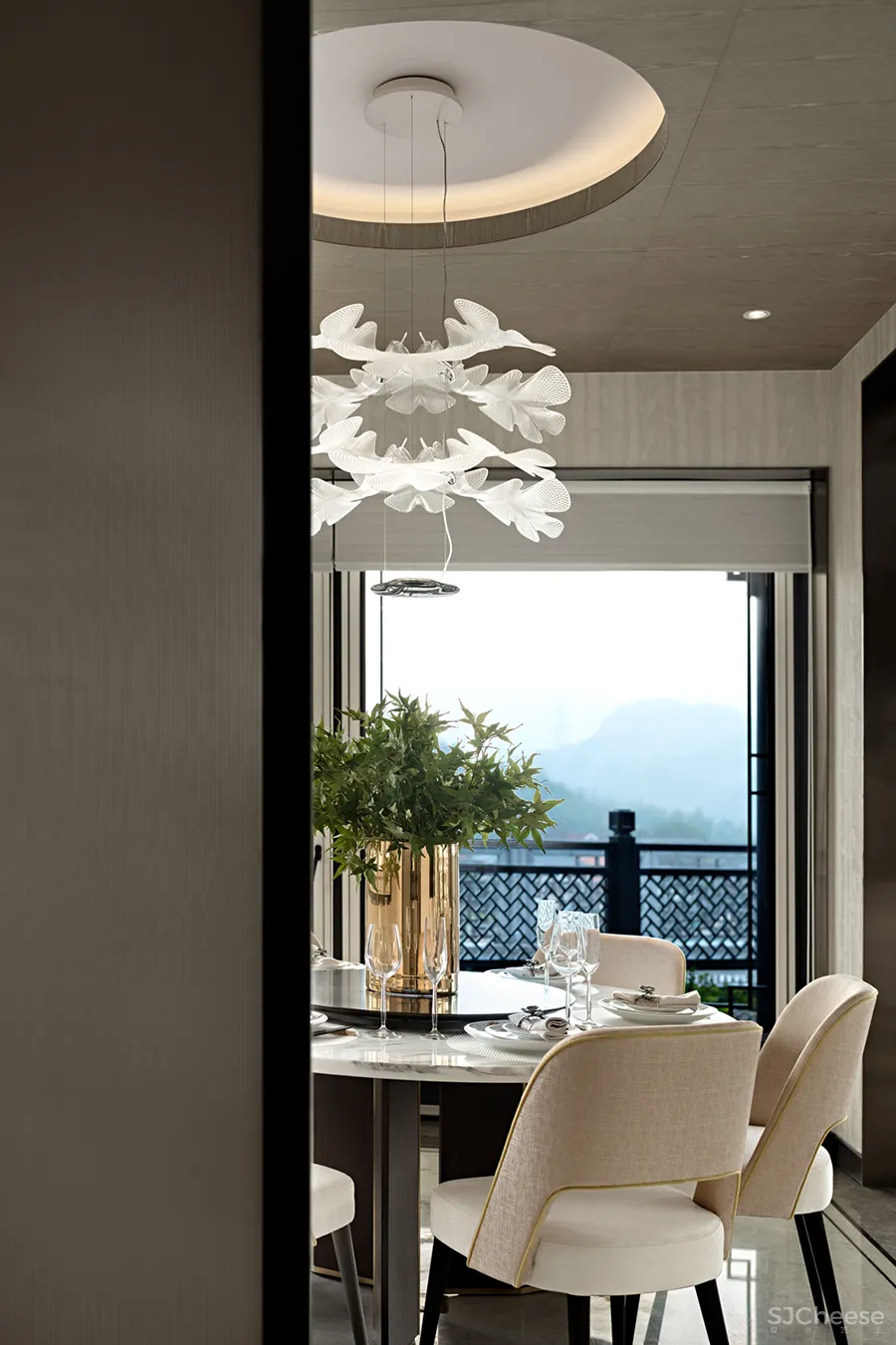 462㎡中式庭院,生活的每一步都很艺术!